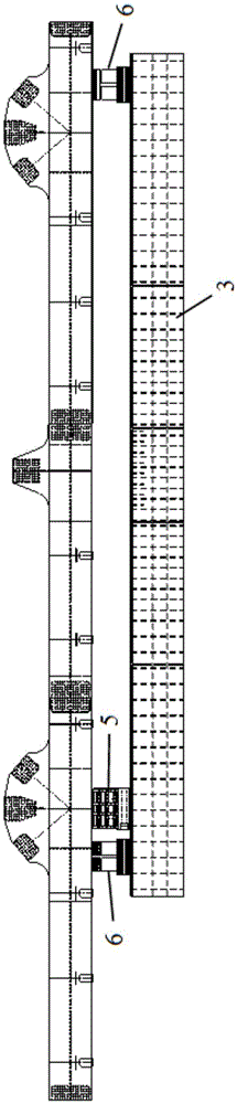Method for controlling changes in three-truss height difference of combined highway and railway bridge for structural system