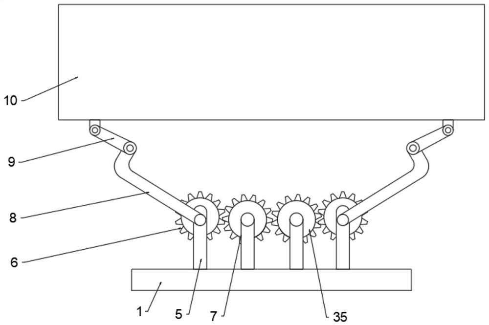 Energy-saving and environment-friendly office table capable of improving air quality