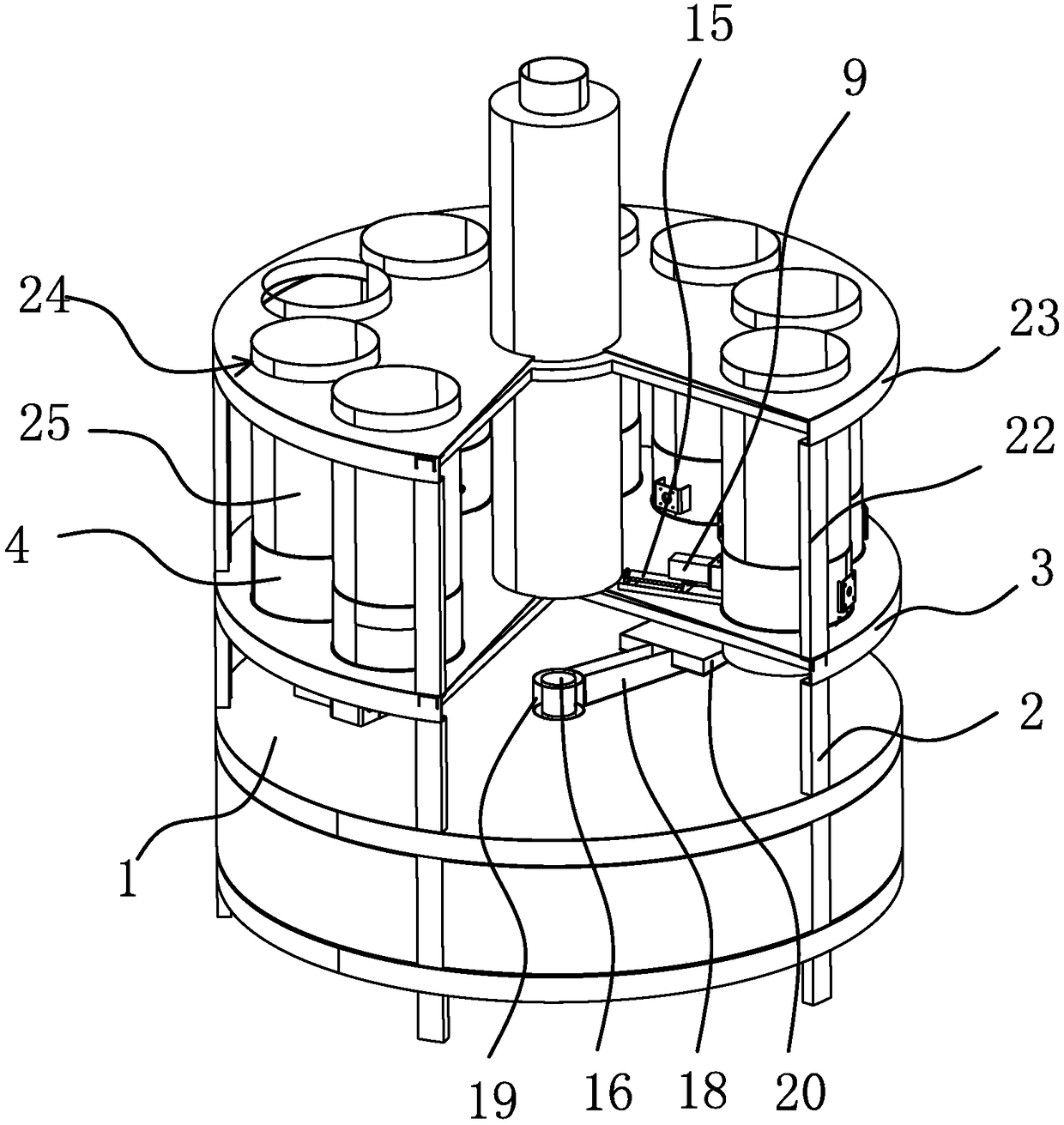 An automatic batching machine