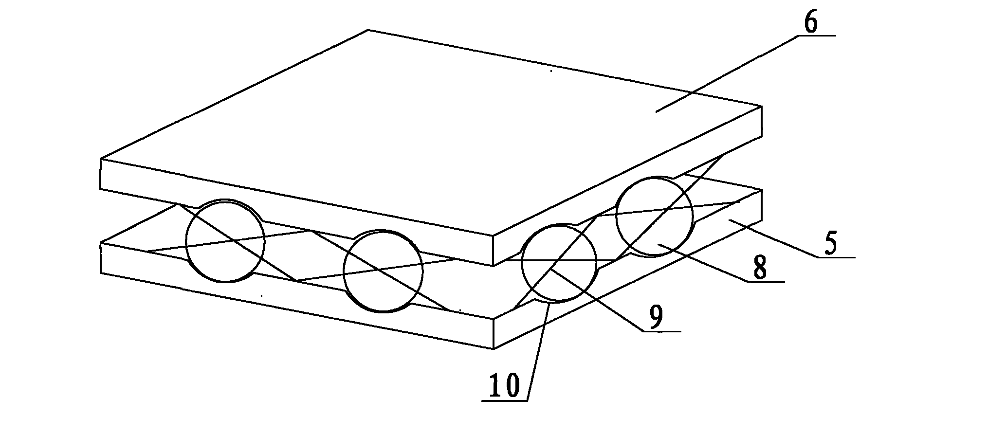 Ball/disc spring vibration-isolating device
