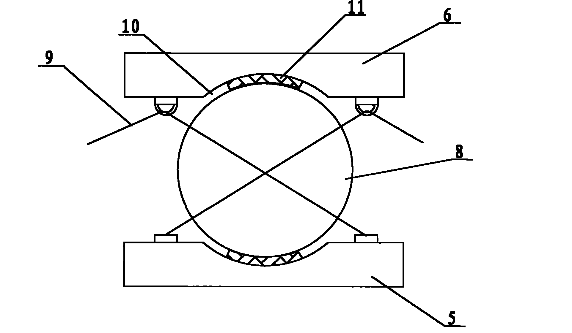 Ball/disc spring vibration-isolating device