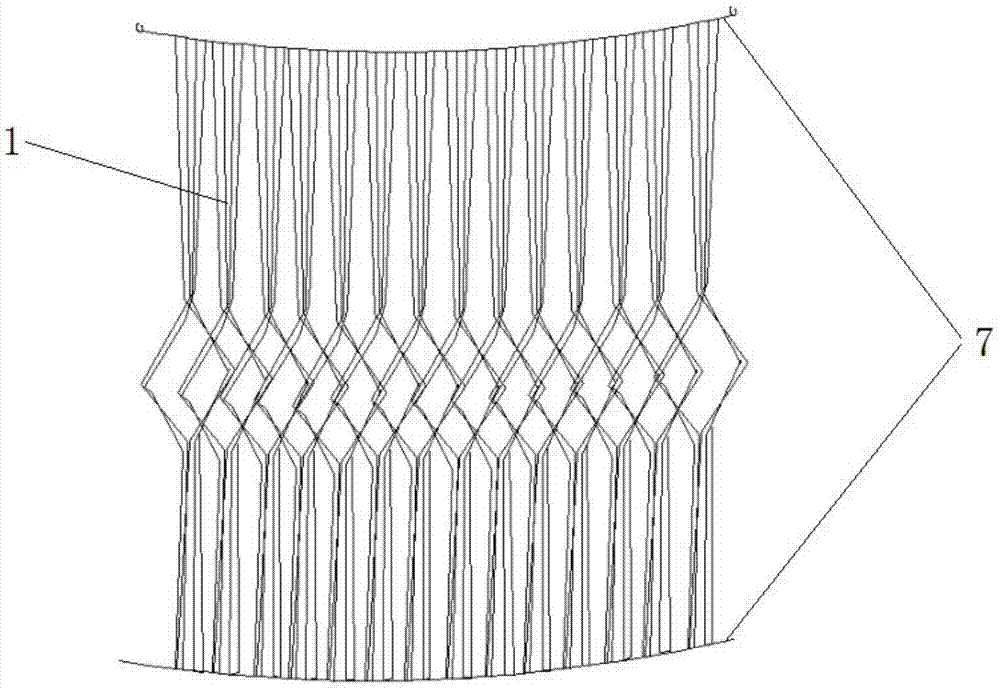Biological filling material and filling material net containing same