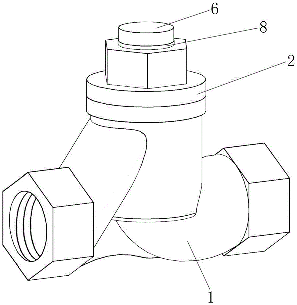 Normal-pressure self-closing valve