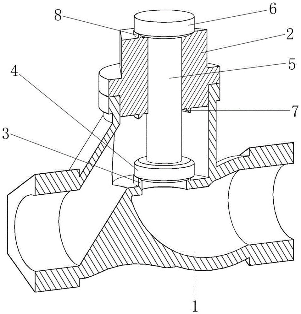 Normal-pressure self-closing valve