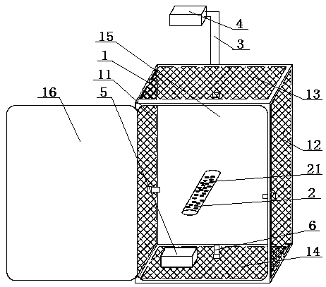 Intelligent cooling electric control box and control method thereof