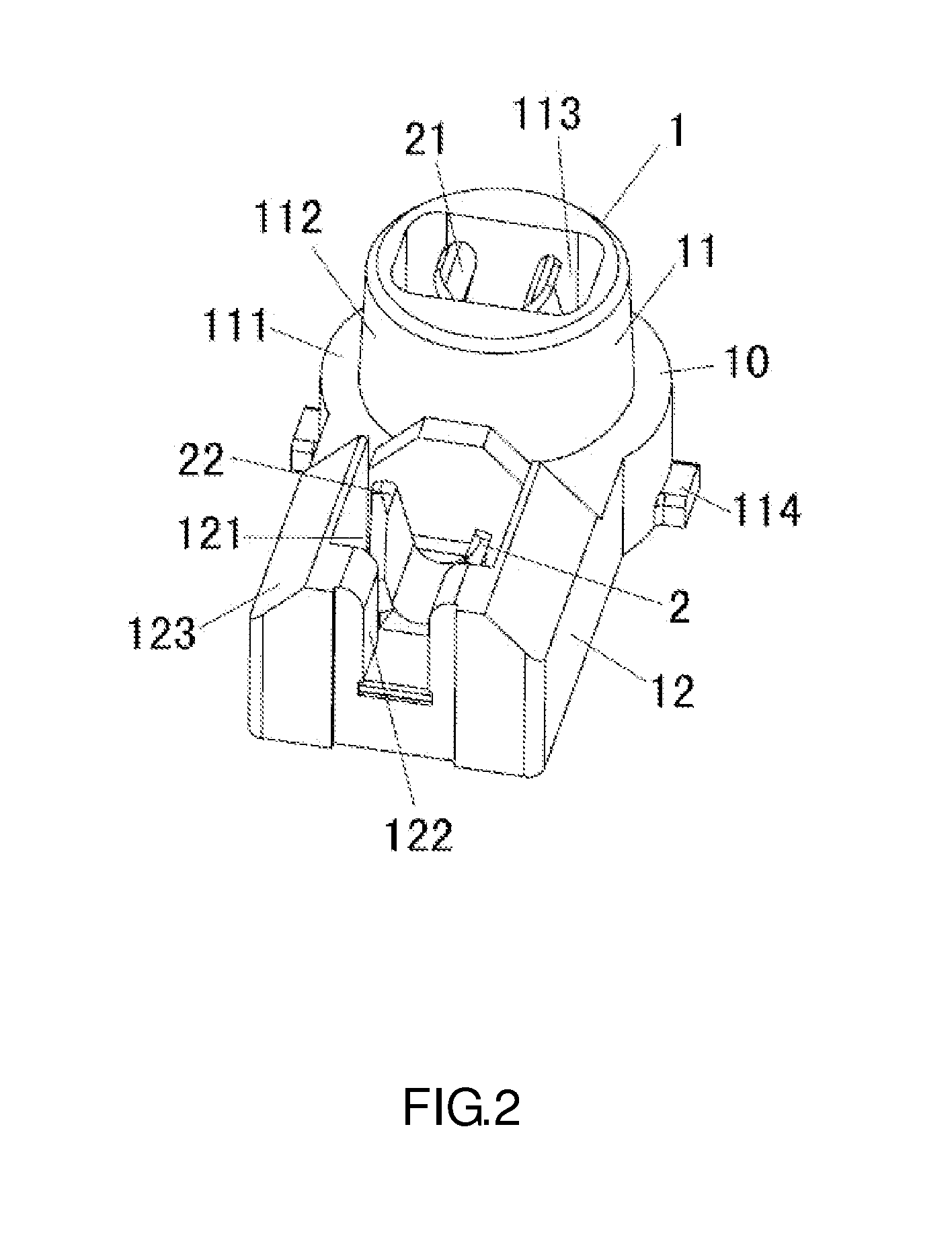 Coaxial connector with shielding shell