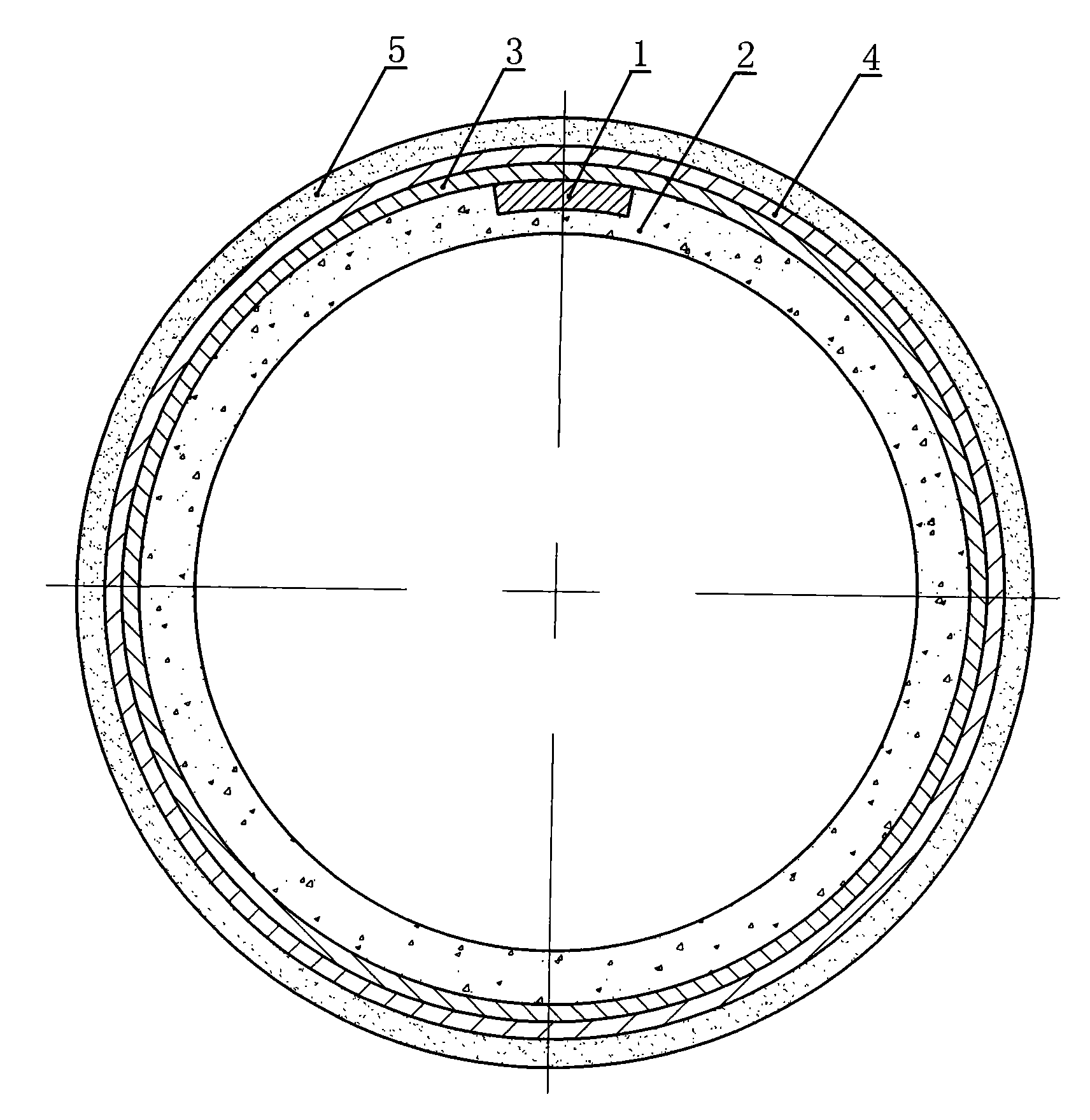 Prestressing large-scale spiral fin steel tube