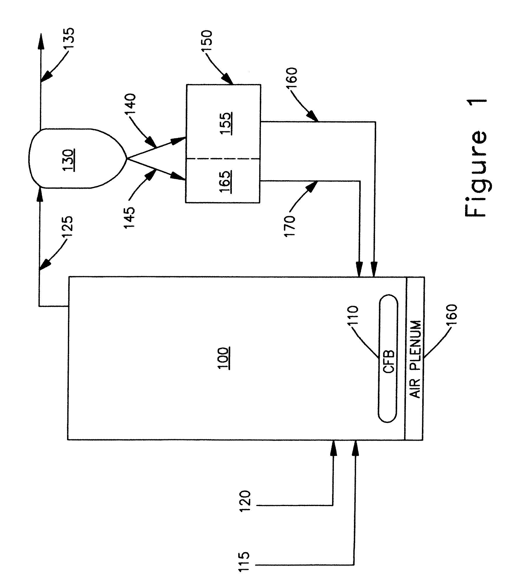 Moving bed heat exchanger for circulating fluidized bed boiler
