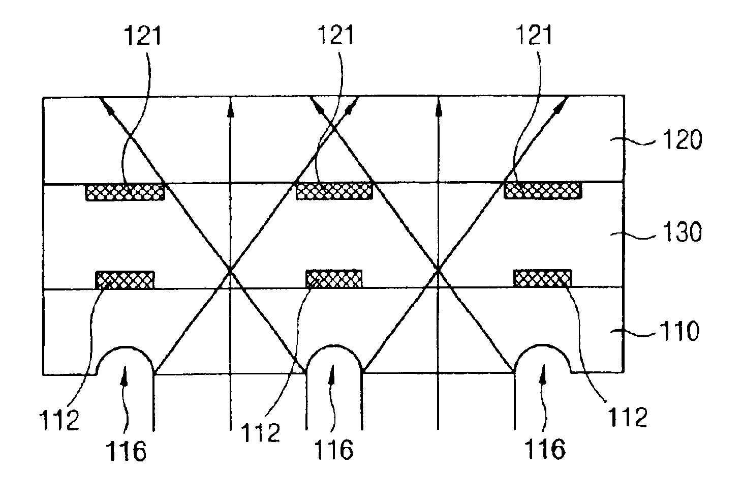 Substrate structure of liquid crystal display and fabrication method thereof