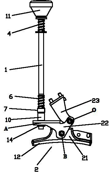 Modified structure of brake device of spinning bike