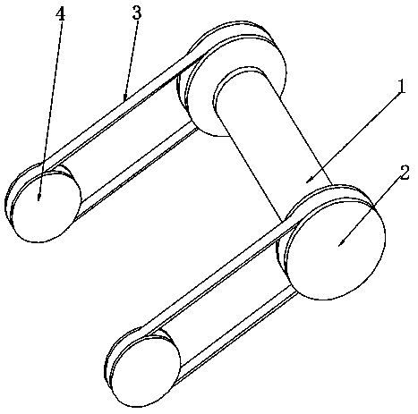 Chain traction device for chain conveyor