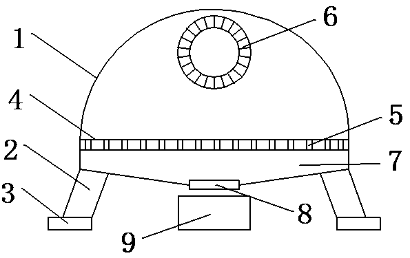 Improved cleaning and disinfecting device for nursing instruments