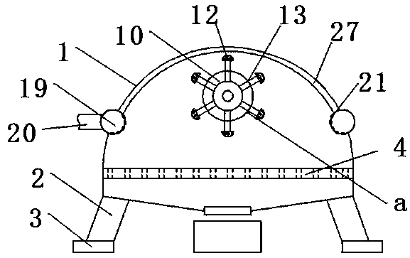 Improved cleaning and disinfecting device for nursing instruments