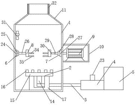 Drying device for disc-class parts