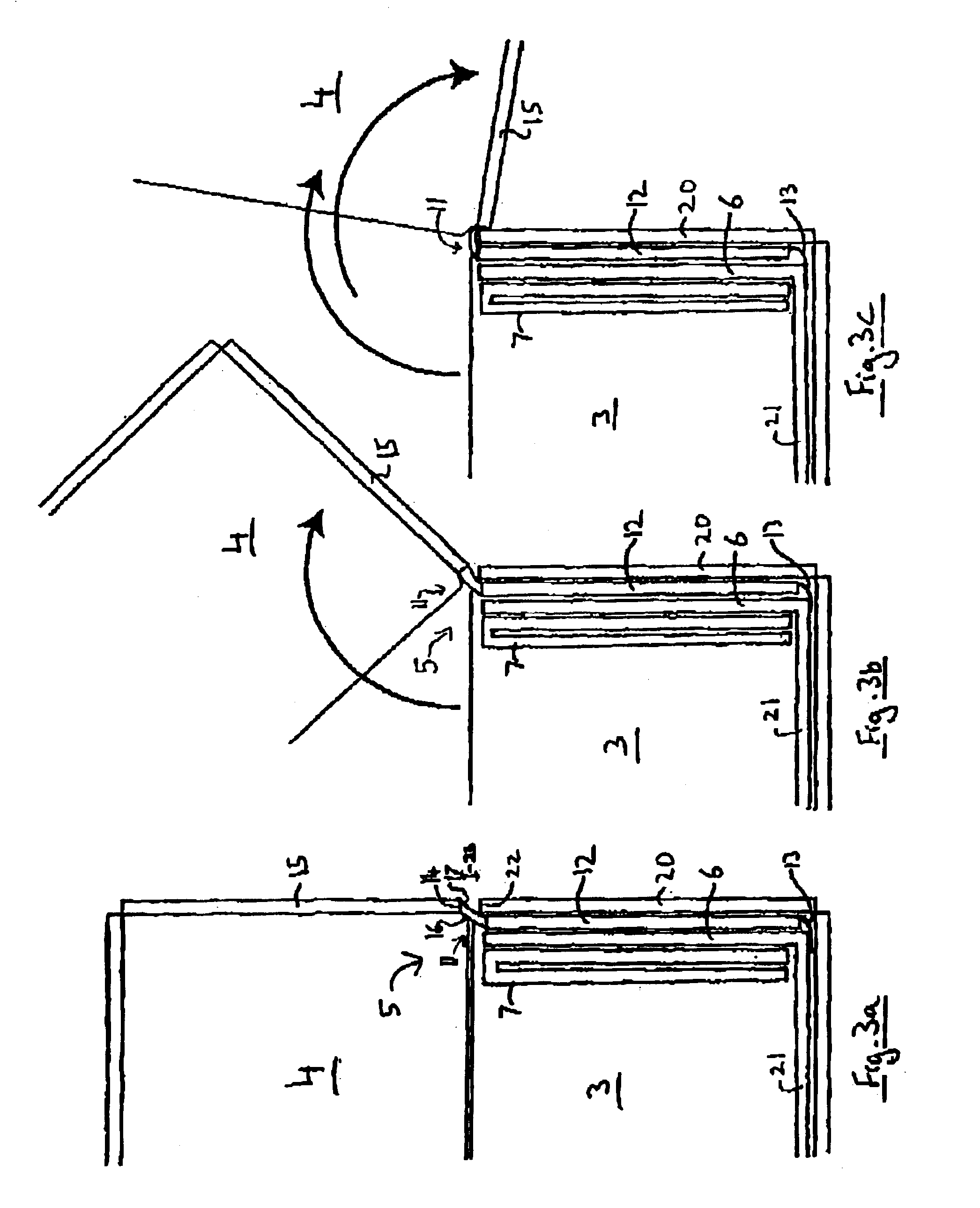 Display box having a hinge including a flexible and rigid portion