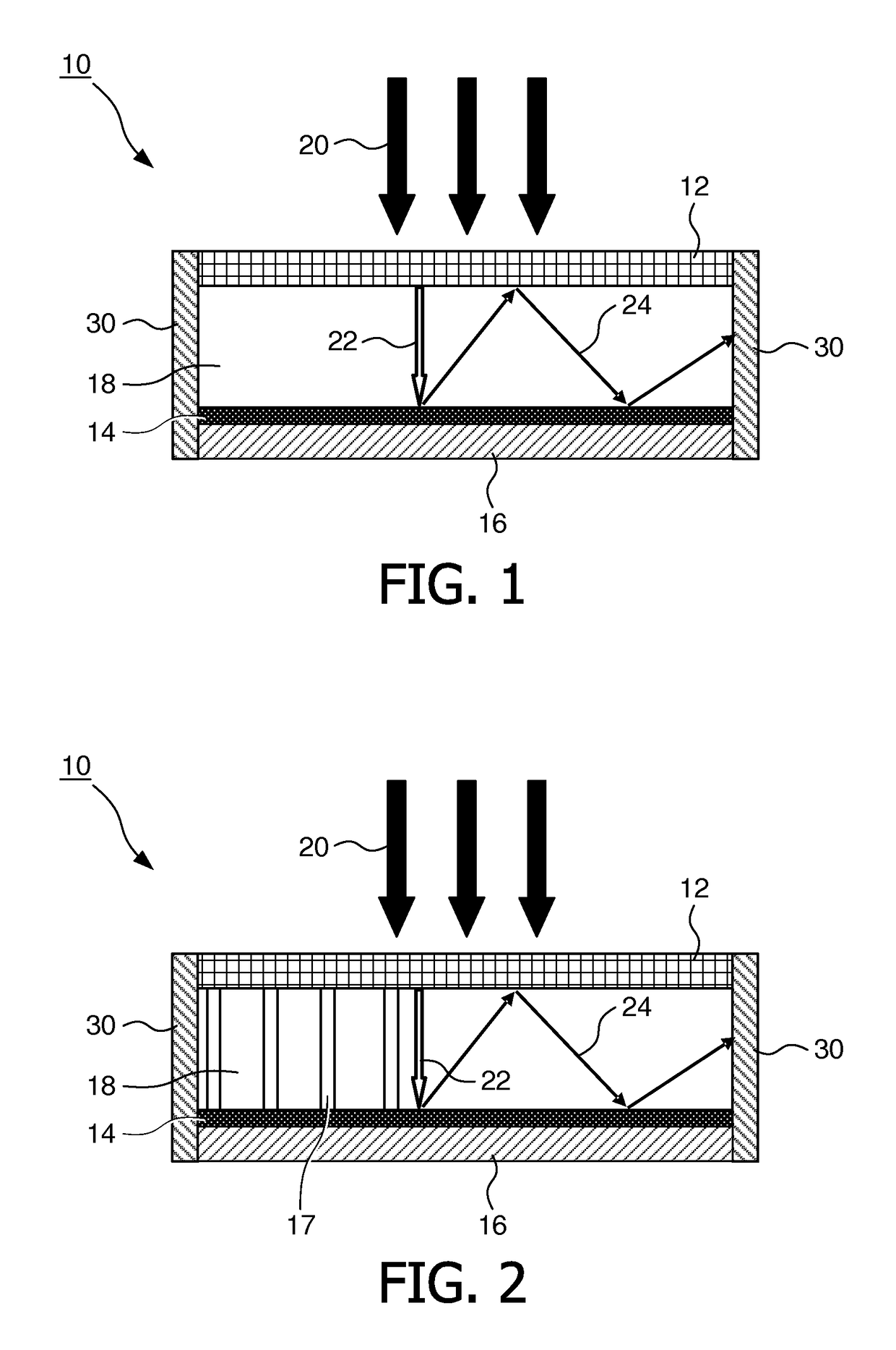 Luminescent solar energy concentrator with a new architecture