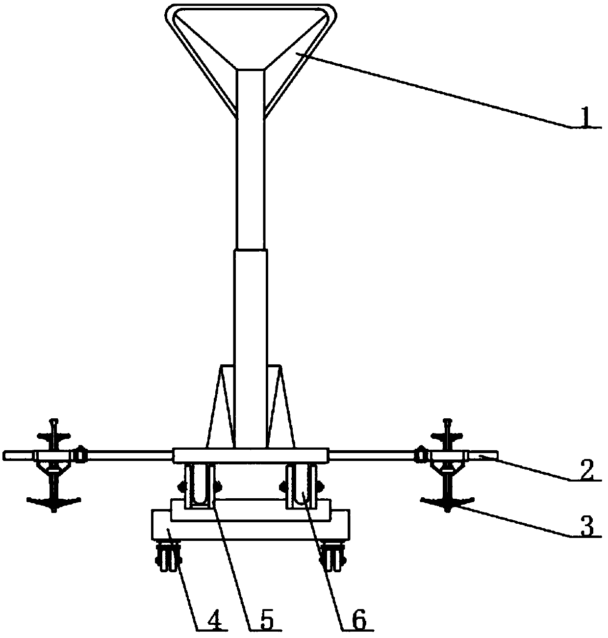 Operation method of cover plate moving device for cable trench