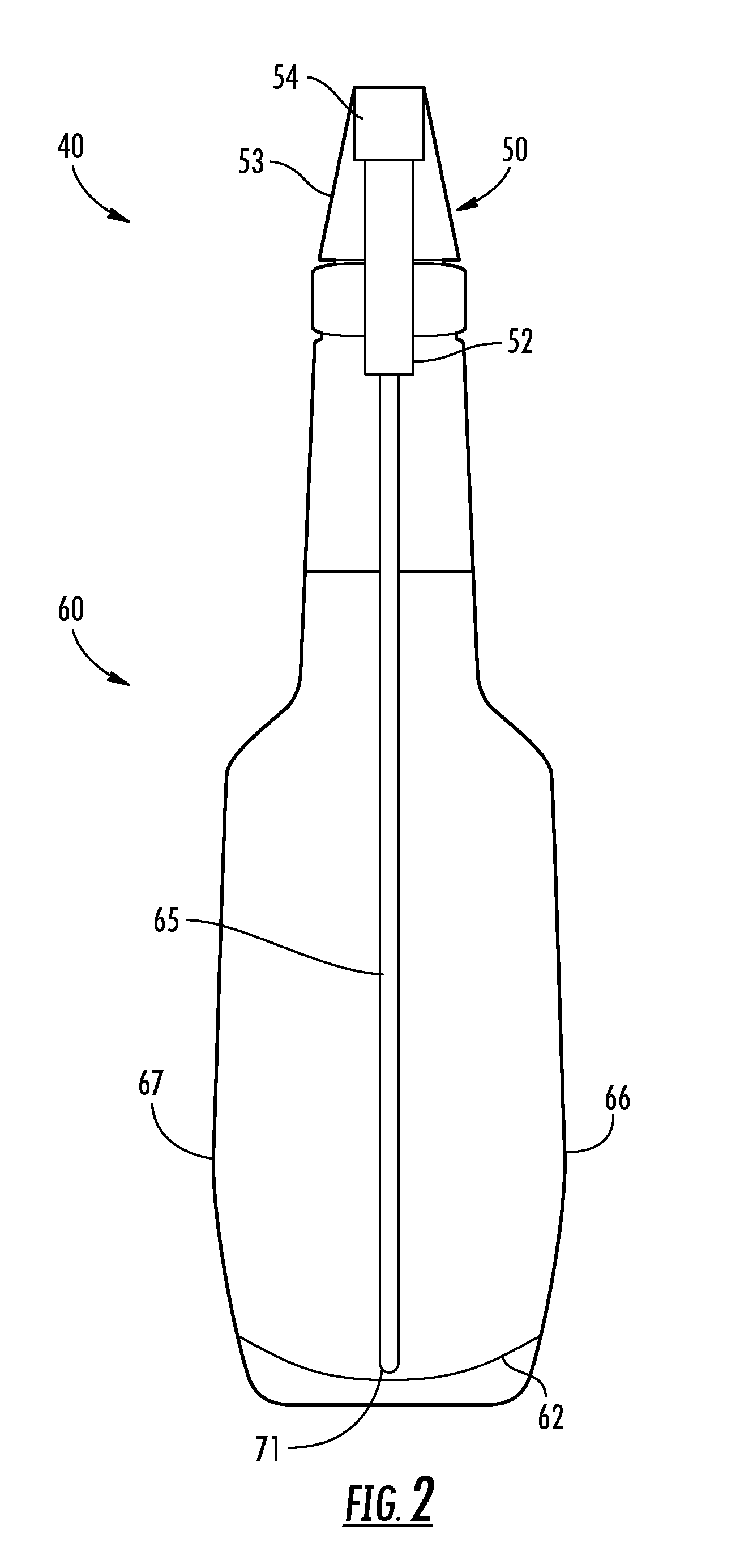 Liquid spray bottle with integrally molded liquid passageway and related methods