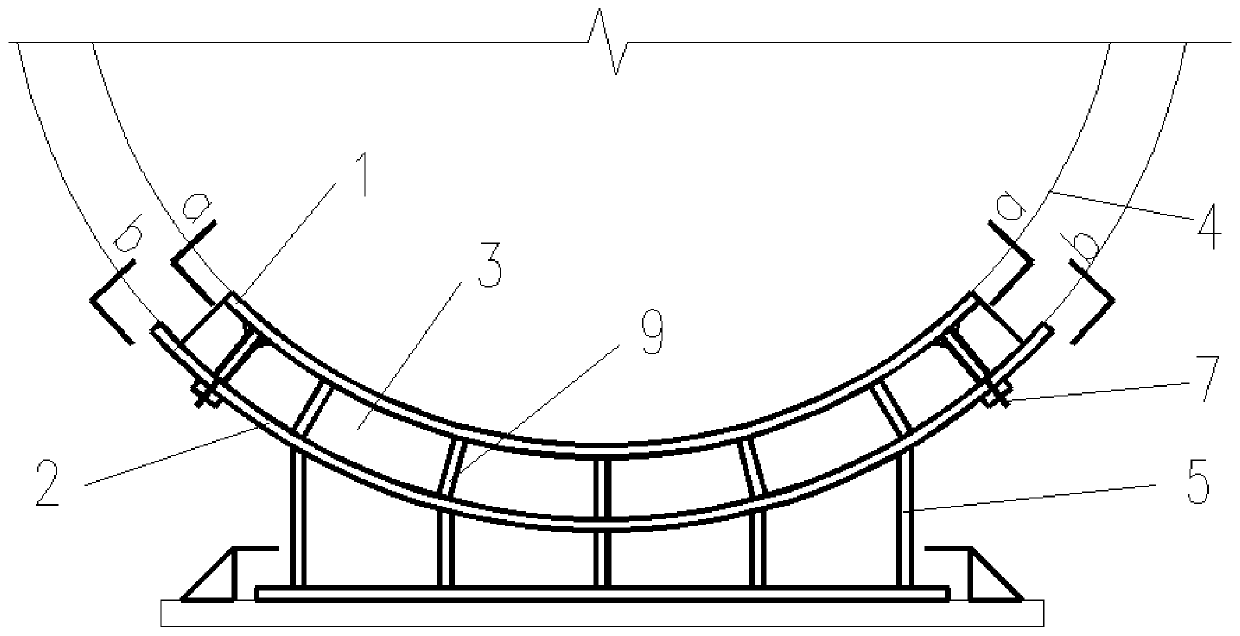 Special bracket for pipe rack elevated polyurethane insulation pipe and construction method thereof