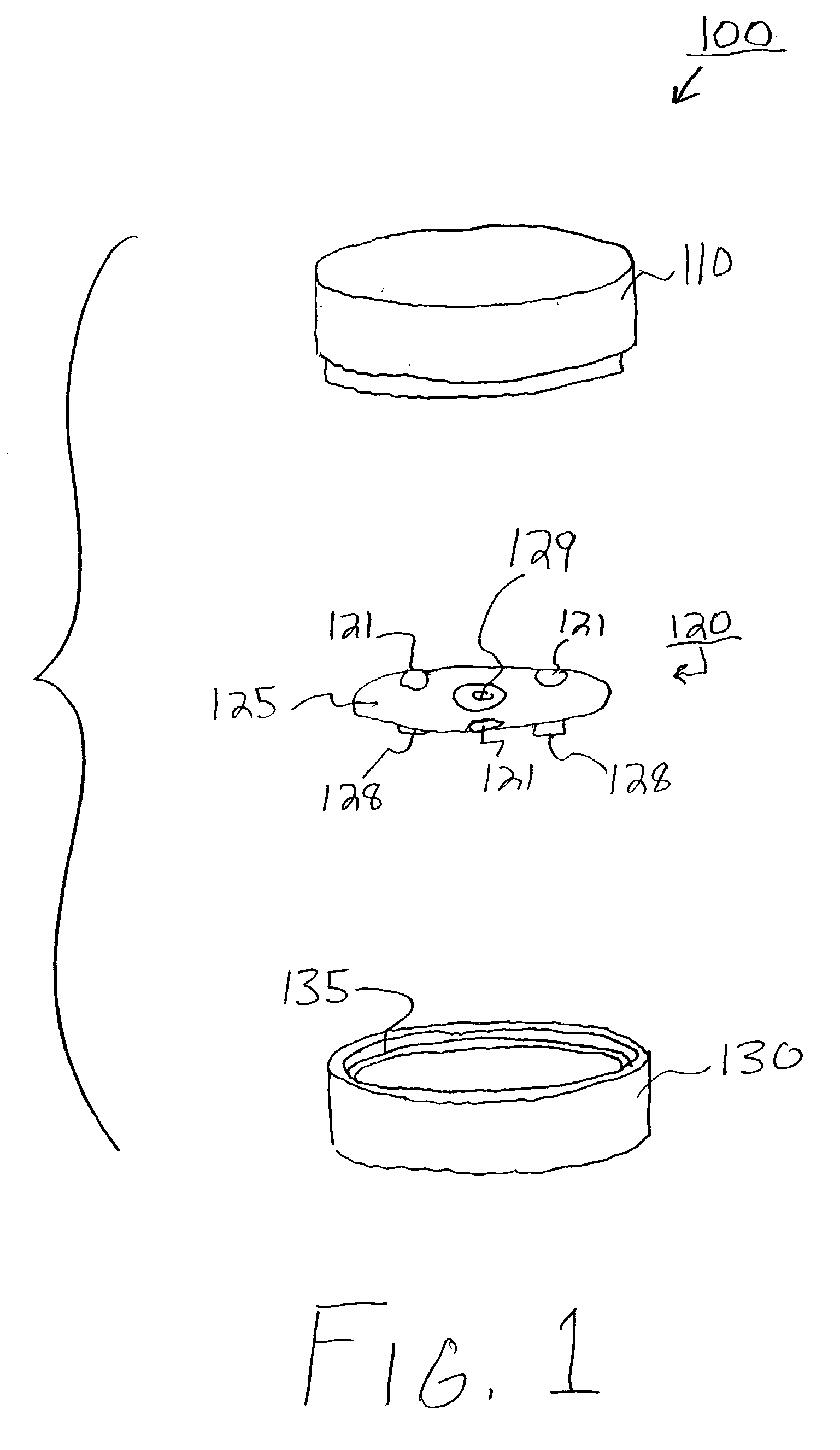 Device and method for illuminating liquid containers internally