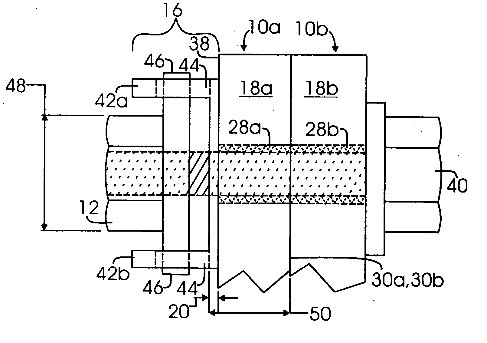 Built-in attachment device using selective laser sintering