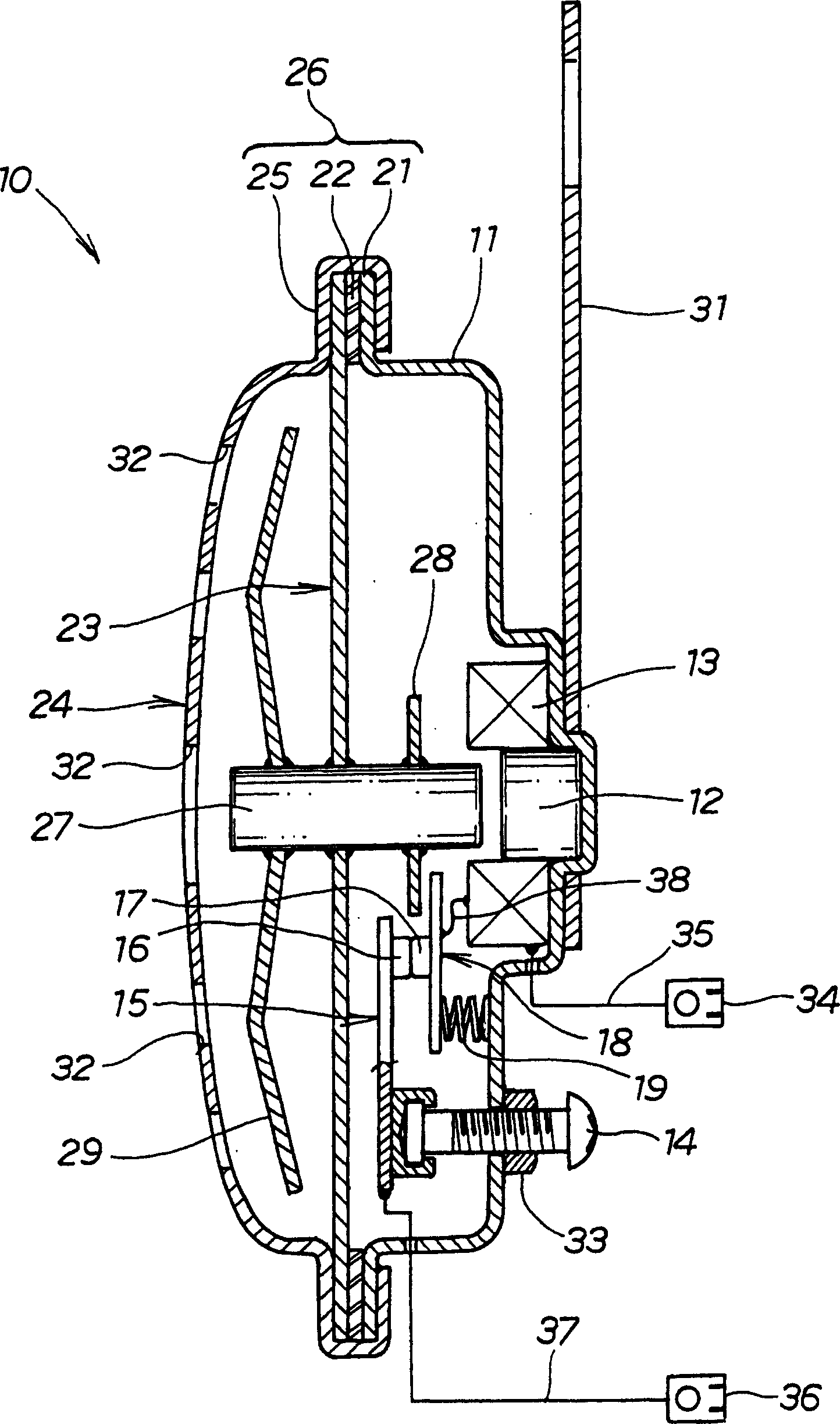 Joint gap adjusting method of flate-type siren and its adjusting clamp