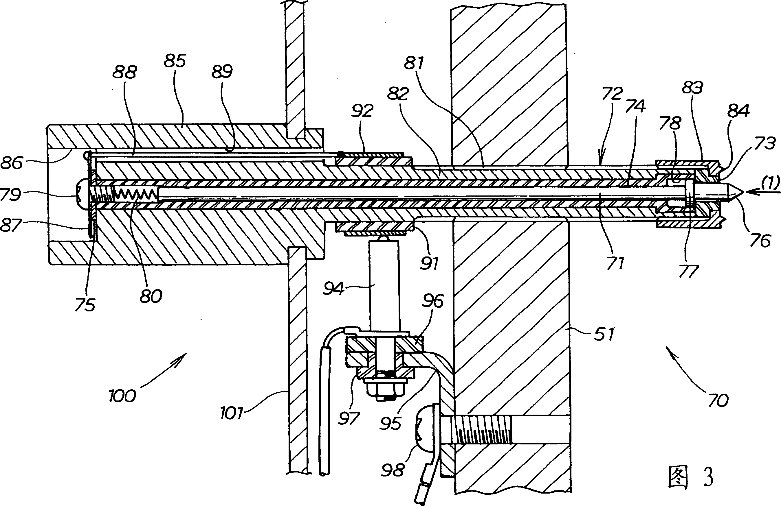 Joint gap adjusting method of flate-type siren and its adjusting clamp