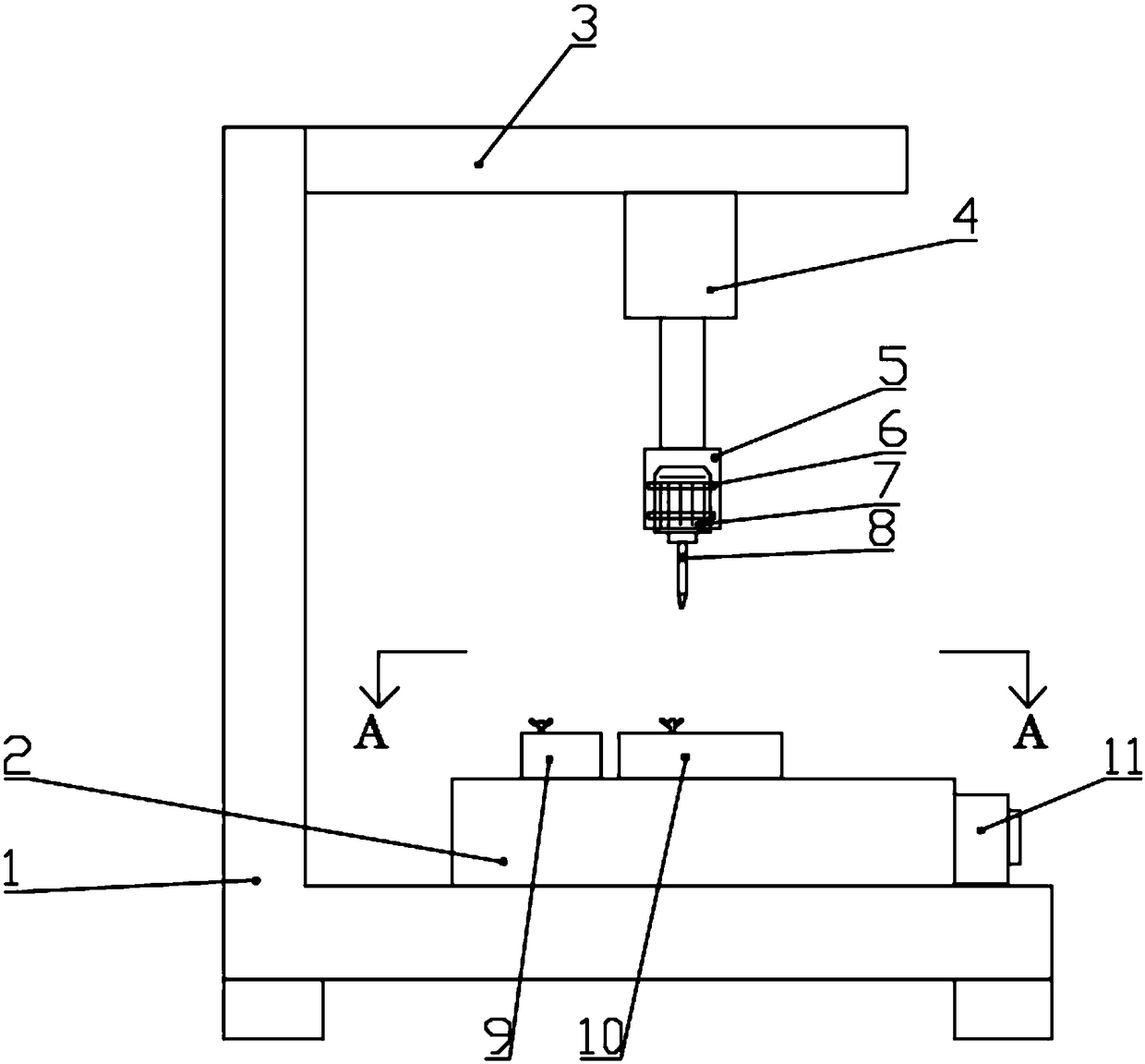 Building drilling device convenient to use