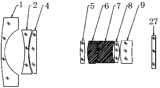 Compact 2X high-definition zoom glass-plastic lens and imaging method thereof