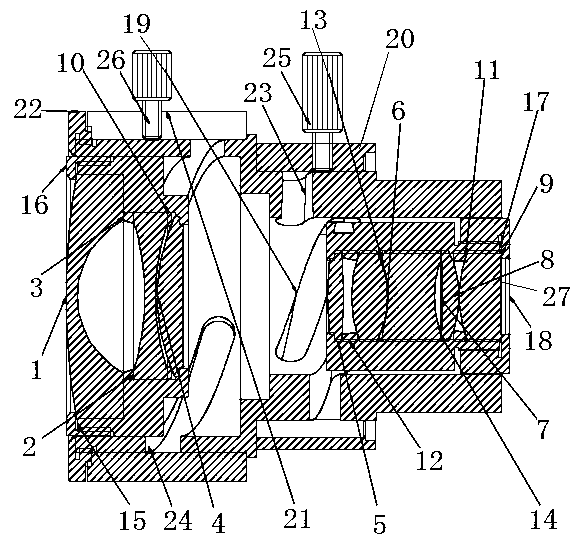 Compact 2X high-definition zoom glass-plastic lens and imaging method thereof