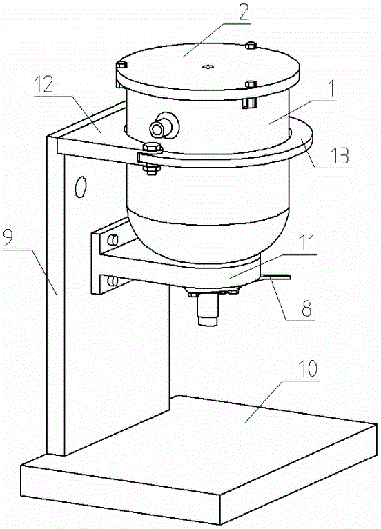 Filling device used for constant-temperature and constant-pressure continuous chemical charging of micro combined solid pushing engine