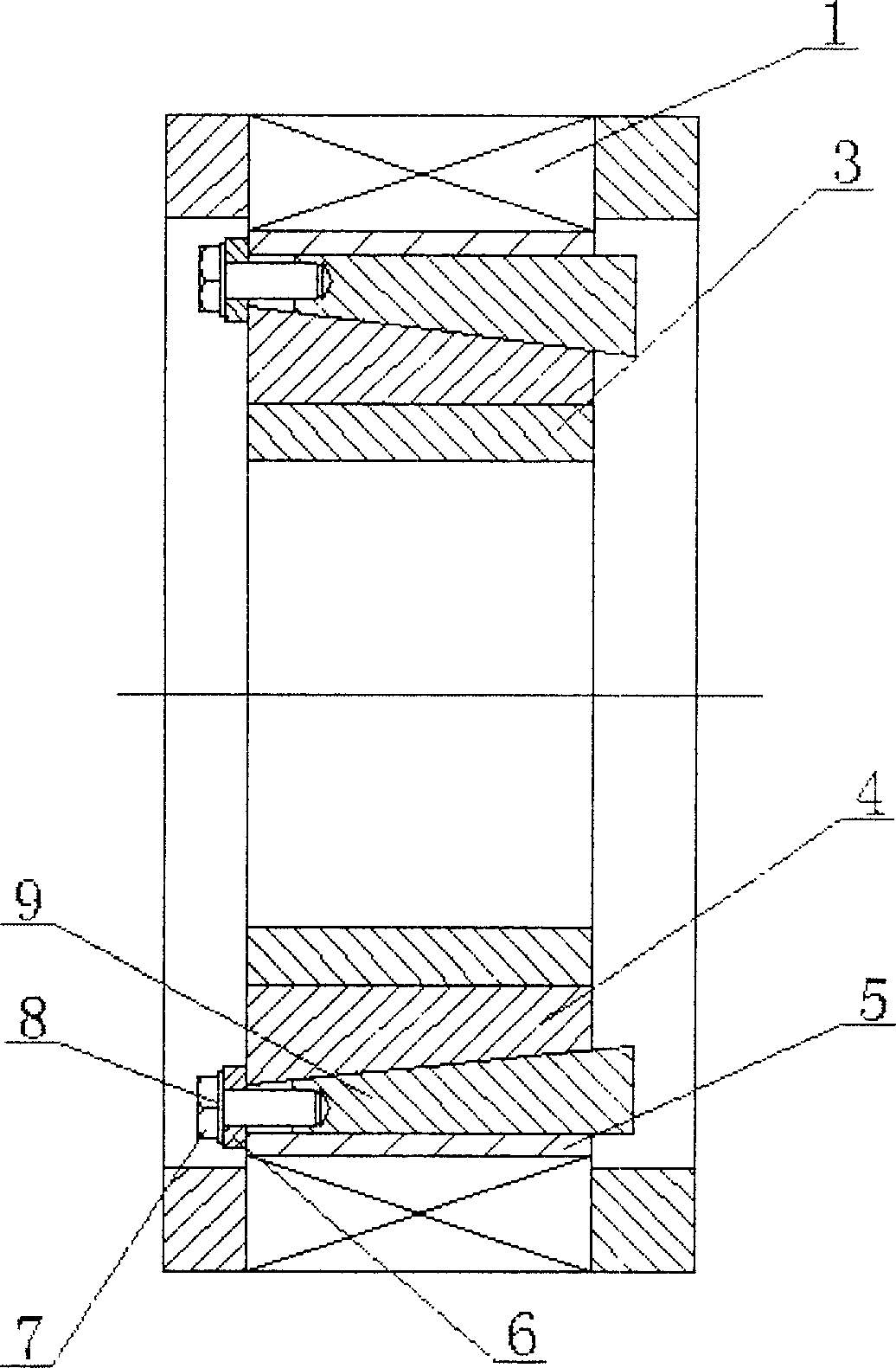 Magnetic-gas bearing and method for making compliant foil