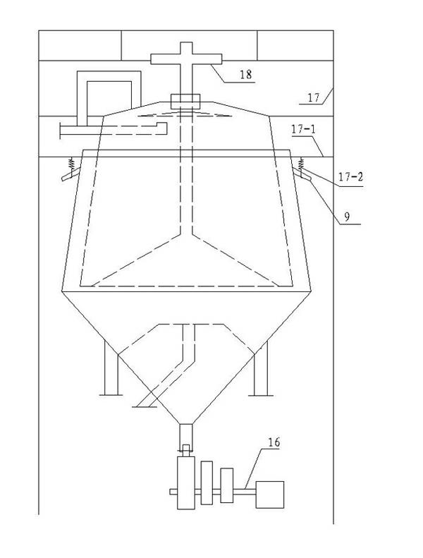 Method and equipment for processing mineral by jointly using gravity, centrifugal force and vibration force