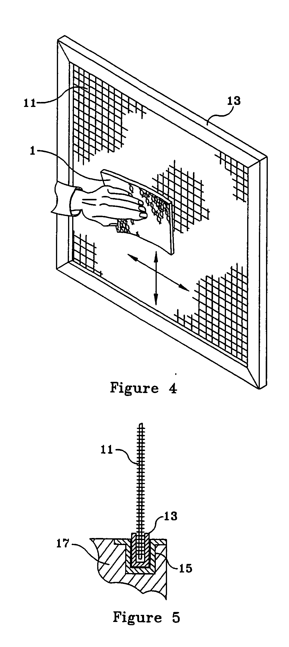 Screen cleaning device