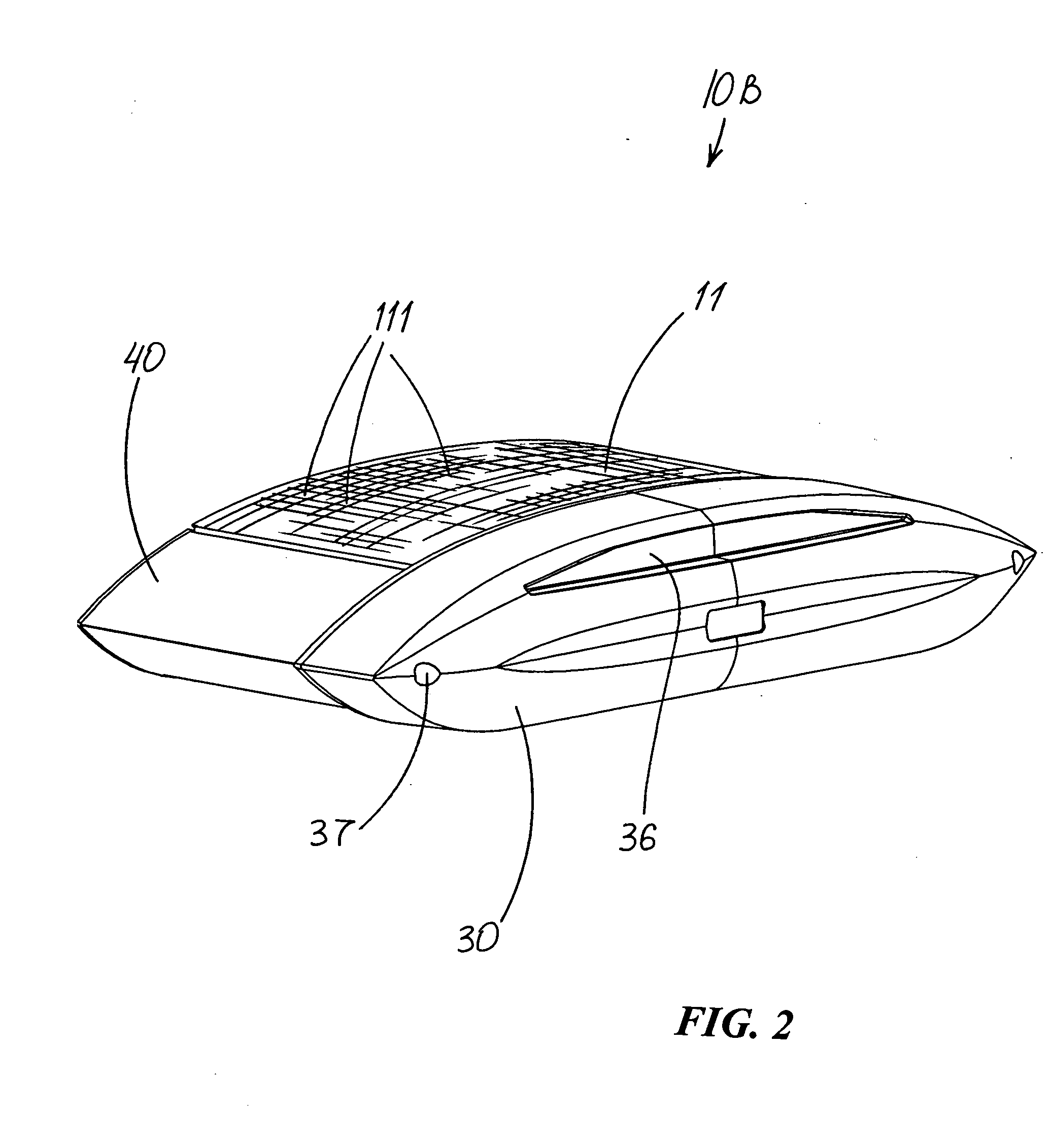 LED Light Fixture with Uninterruptible Power Supply