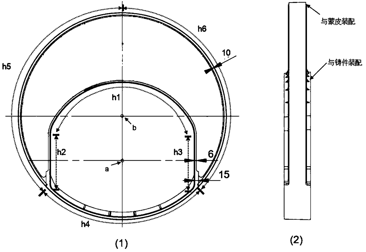 Vacuum electron beam welding method for special-shaped complex large-thickness fuel loading bin