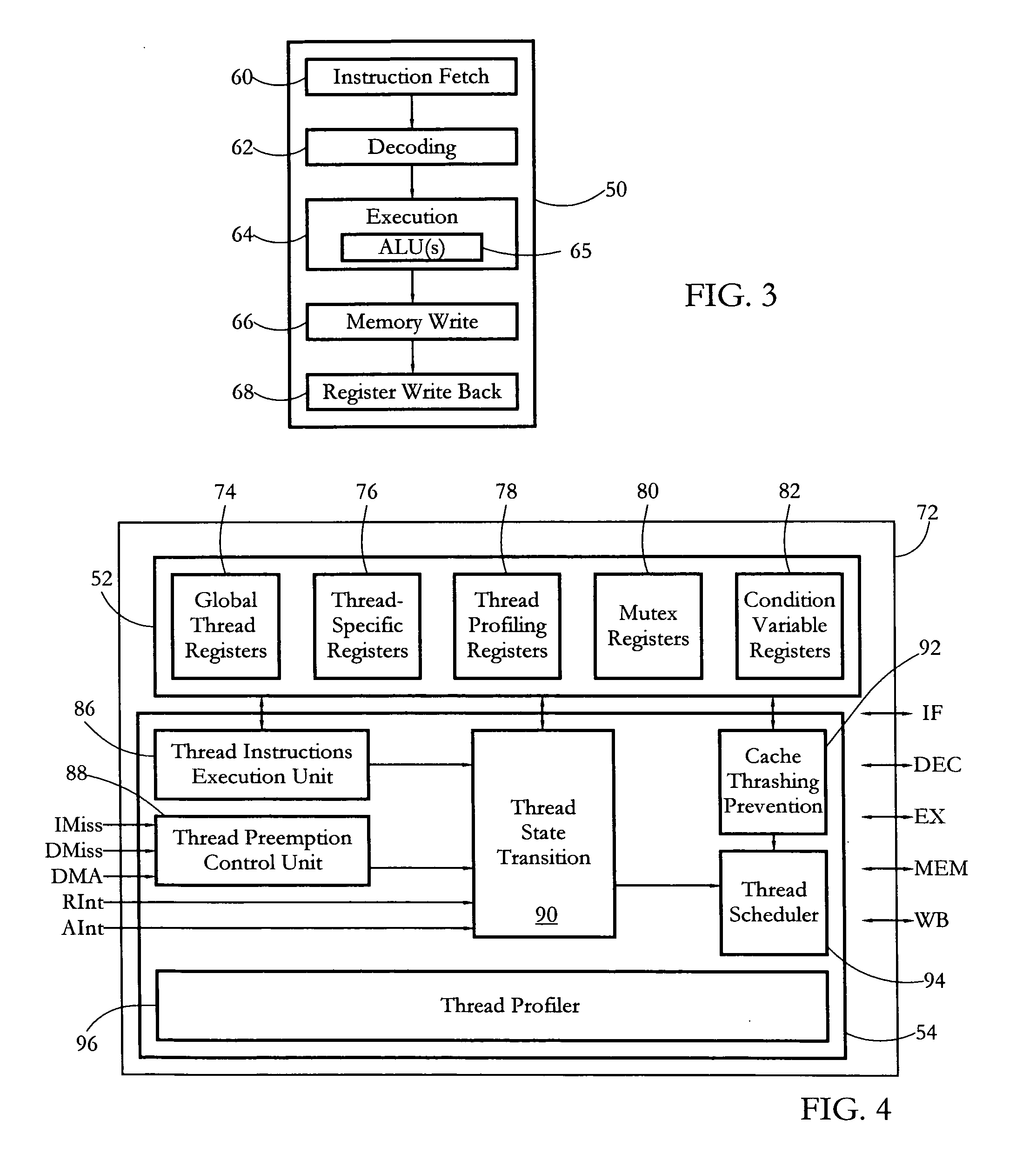 Hardware multithreading systems and methods