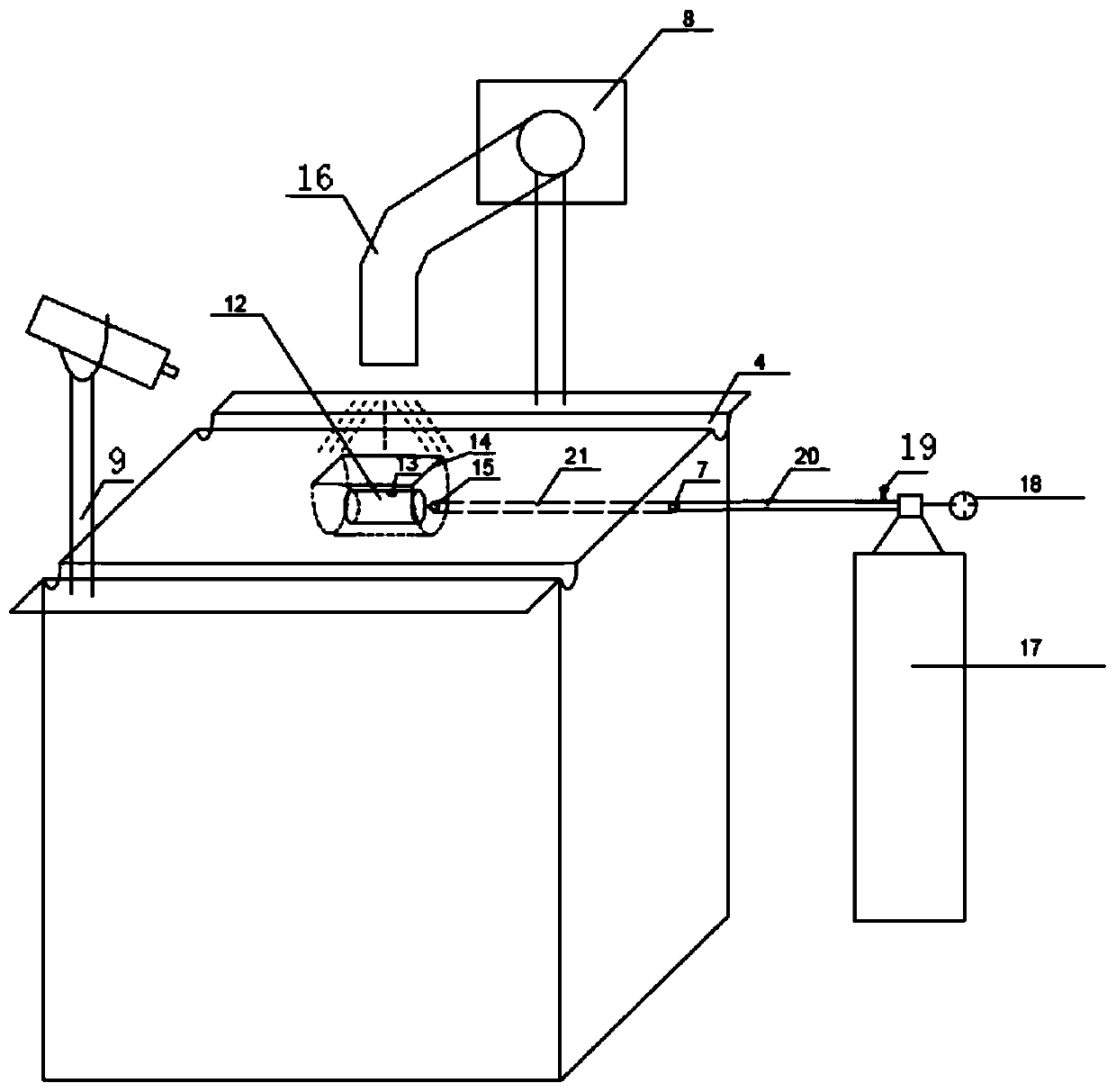 An experimental system and test method for tbm tunneling auxiliary rock breaking