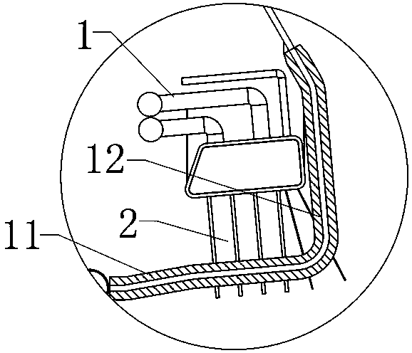 Energy-saving and environmentally-friendly chain furnace