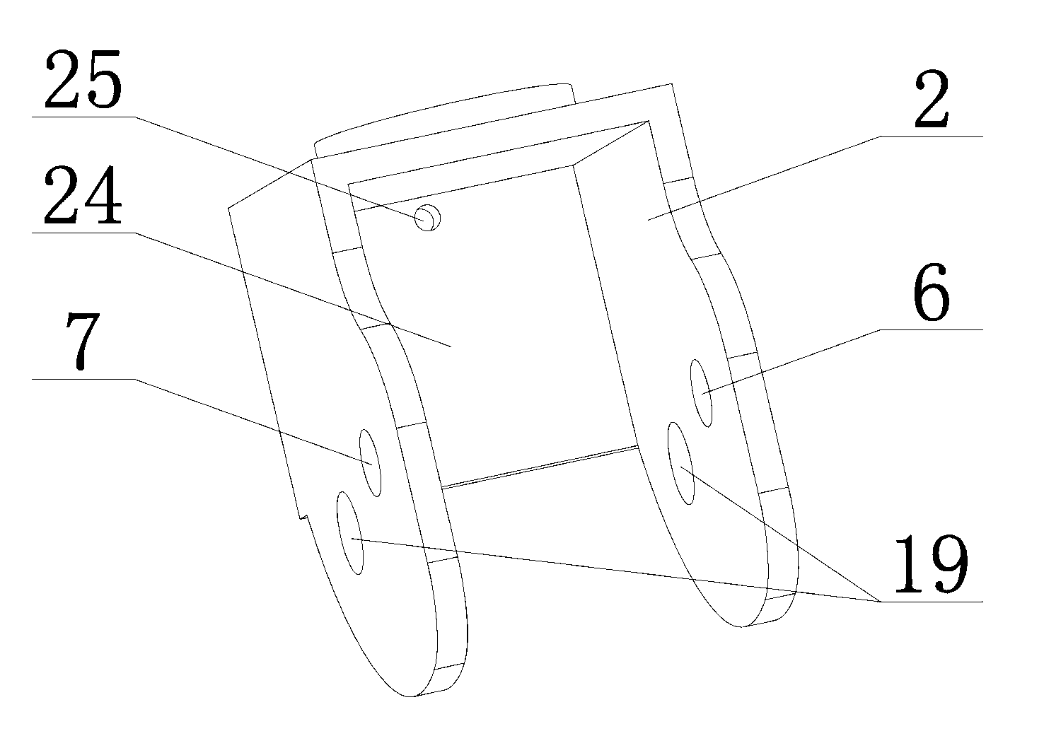 Folding device for scooter