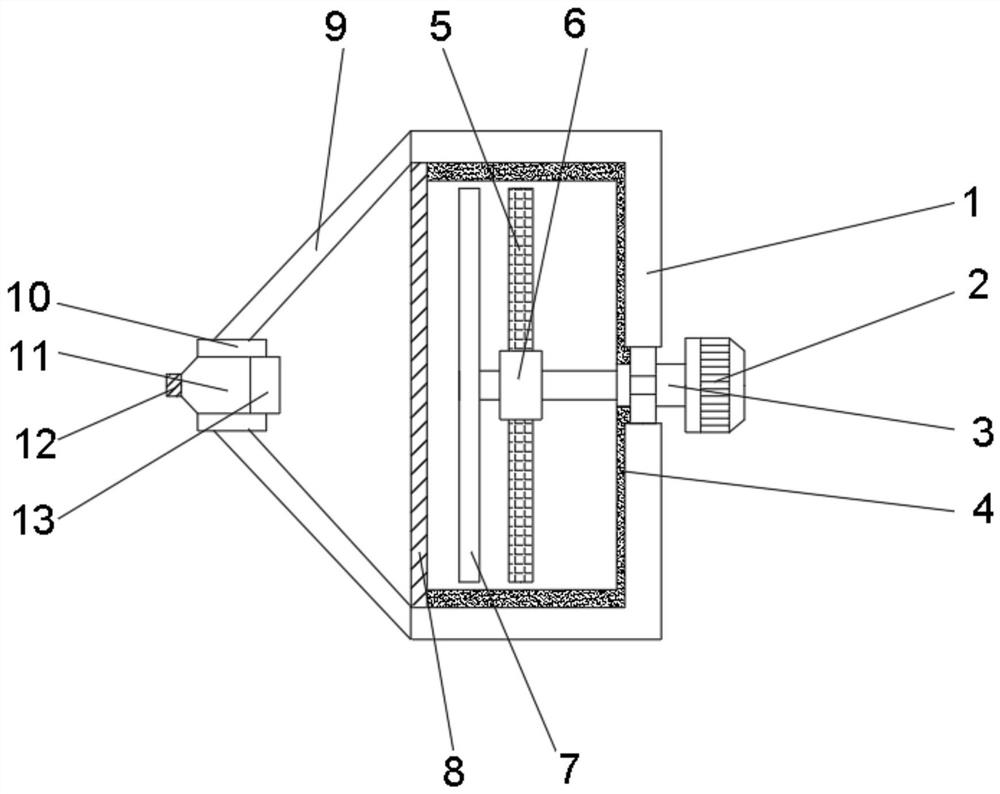 Fan blade for heat dissipation of diesel engine