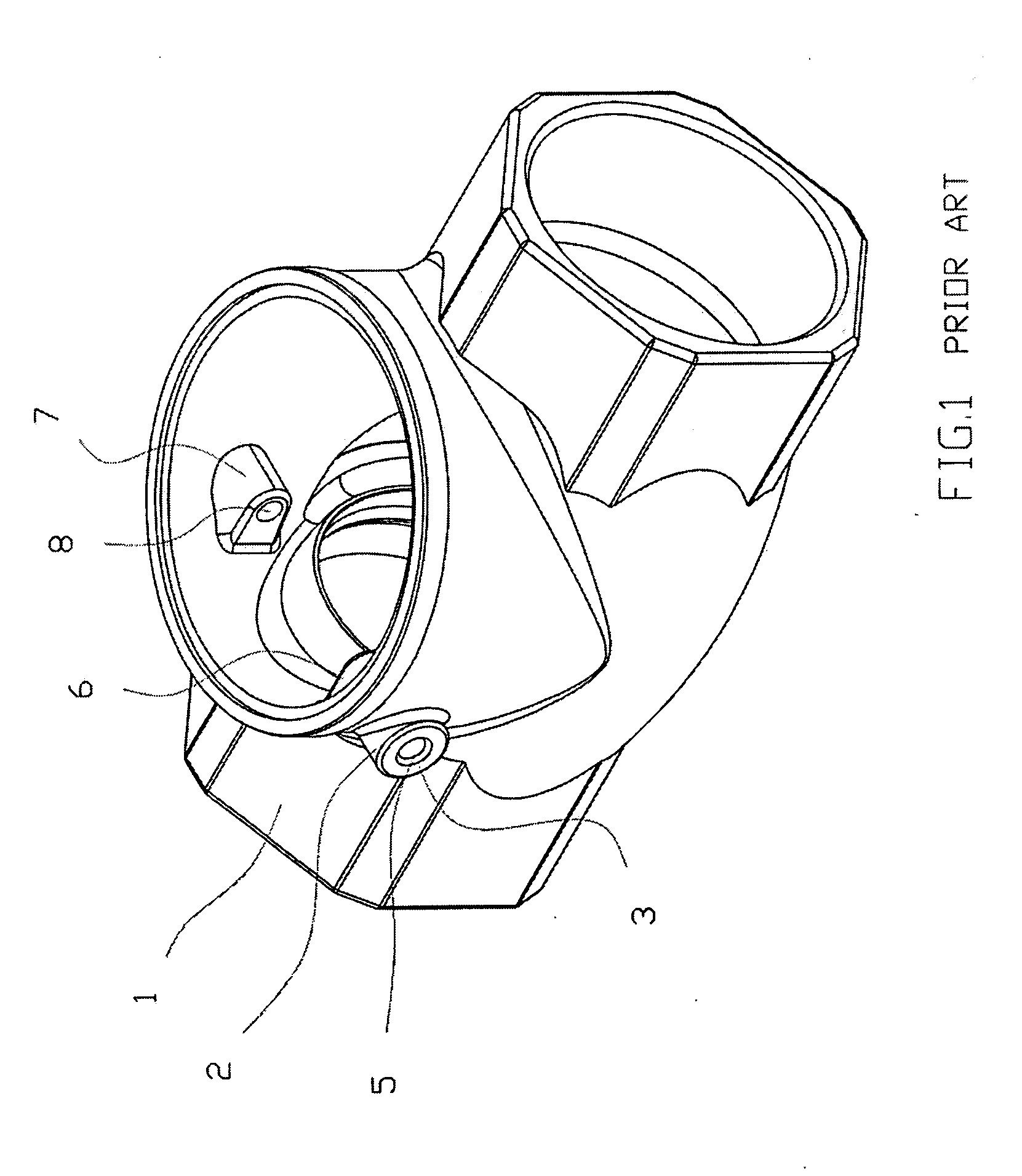 Connecting structure for a check valve
