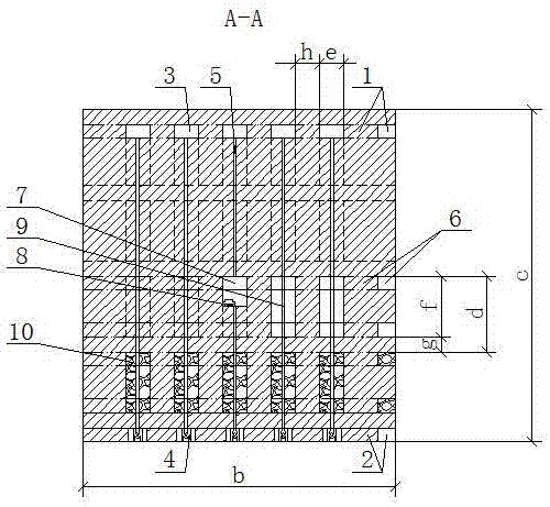 Vertical deep groove bottom-dump exploitation method for great thickness potassium salt mineral deposit