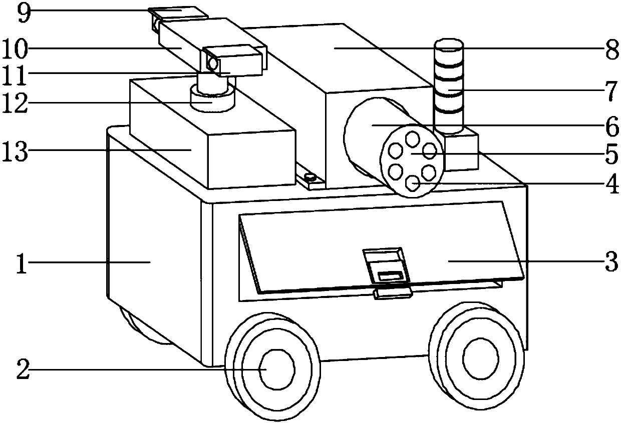 Solar station operation and maintenance inspection robot