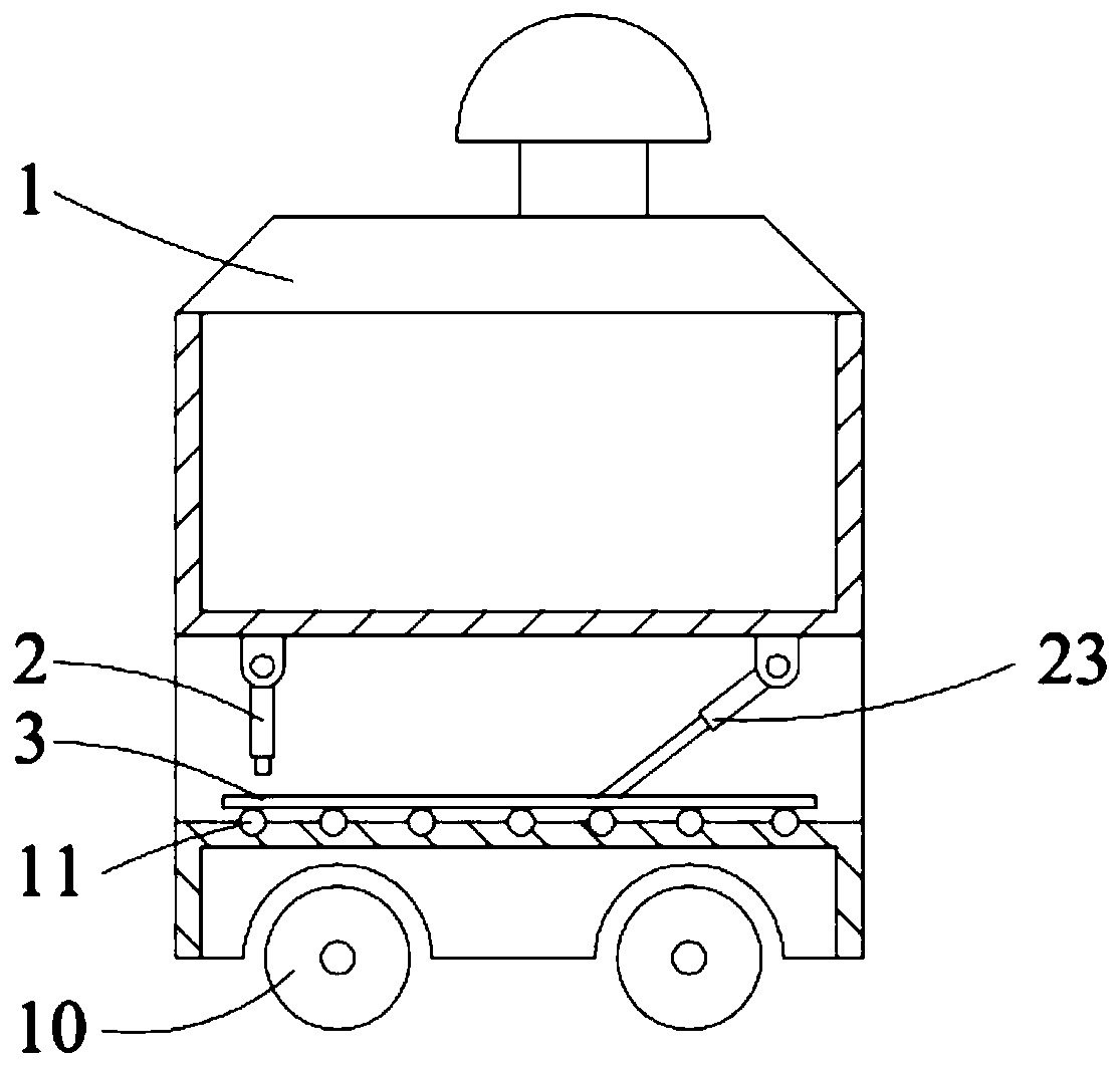Obstacle-crossing inspection robot and obstacle-crossing method