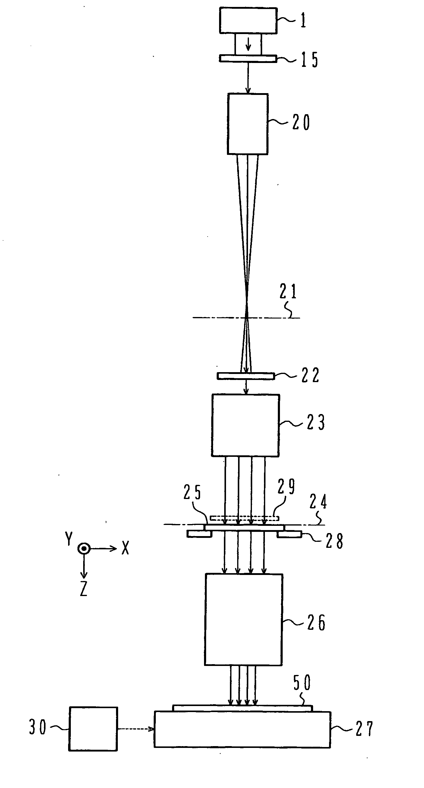 Laser beam irradiation apparatus and pattern drawing method