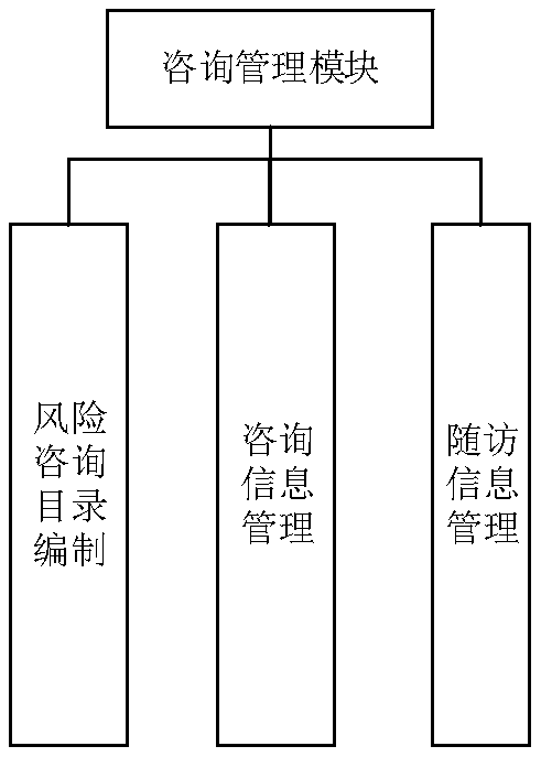 Birth defect risk consultation data analysis processing system