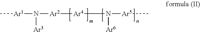 Polymer containing aldehyde groups, reaction and crosslinking of this polymer, crosslinked polymer, and electroluminescent device comprising this polymer