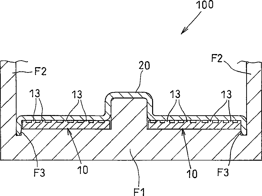 Floor spacer for vehicle and vehicle interior structure