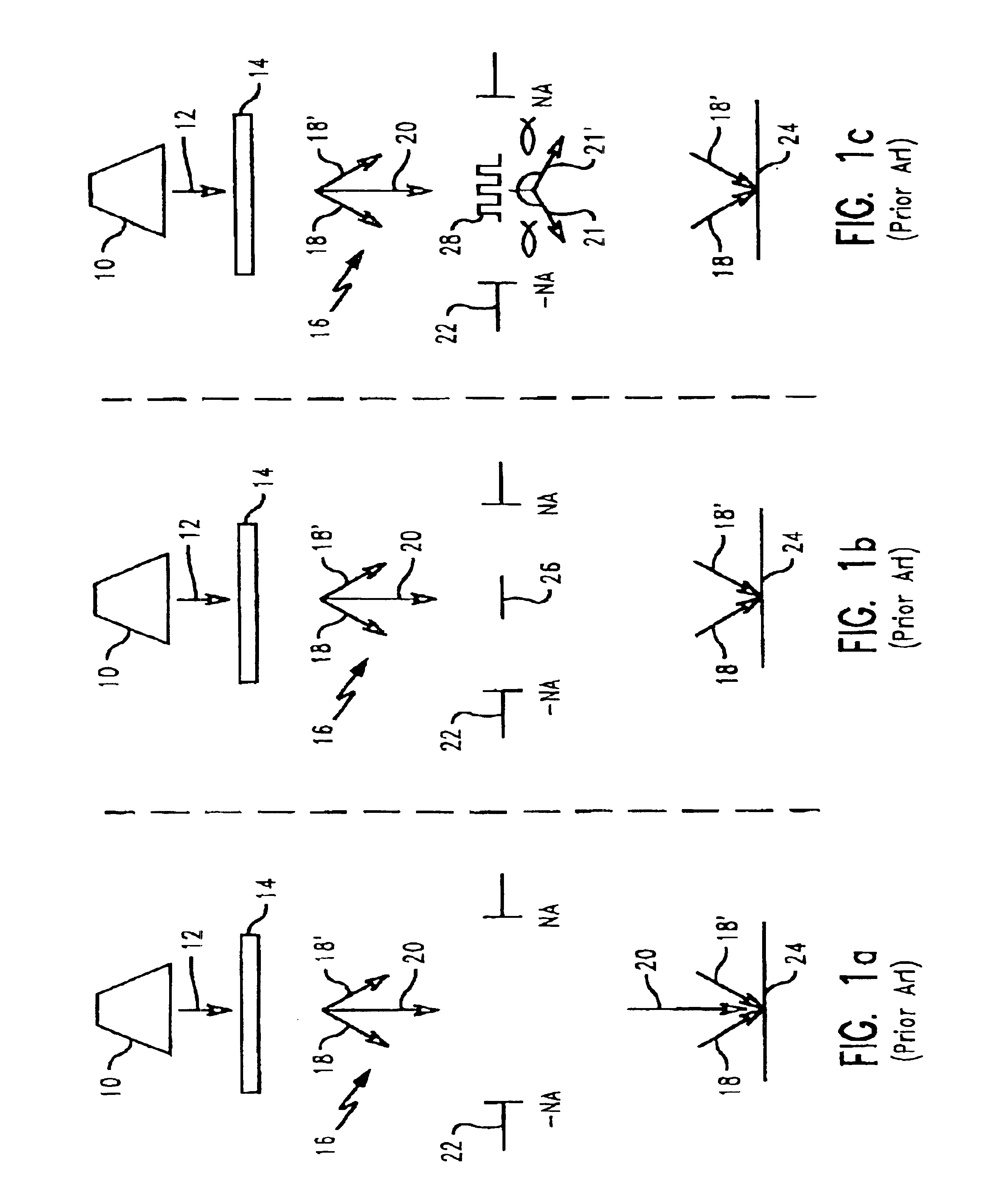 Method and apparatus for amplitude filtering in the frequency plane of a lithographic projection system